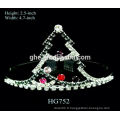 Grandes couronnes courtes petite tiara de mariage produits à paillettes moulin à angle de couronne